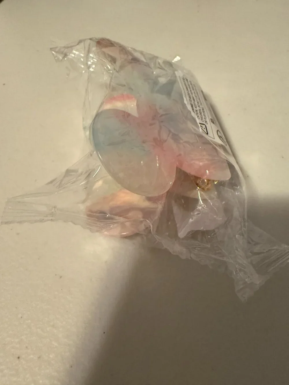 Mickey Head Shaped Claw Clip Hair Accessory - Pink and Blue